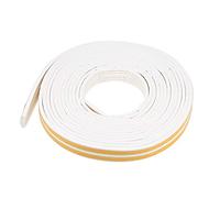 sourcing map Foam Seal Strip Adhesive Tape 9mm Width 4mm Thick, 5 Meters Long White, Pcs