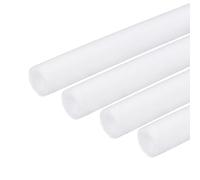 sourcing map Foam Tube Sponge Protective Sleeve Heat Preservation 17x25mm White for Pipe Insulation Wraps, Pack of 4