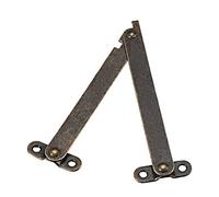 sourcing map Folding Support Hinge Furniture Decorative Box Lid Hinges Bronze Tone 104mmx32mm 4 Pcs