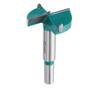 sourcing map Forstner Drill Bit 1-21/32" (42mm) Tungsten Carbide Wood Drill Bit Hole Opener Cutter for Hinge Drilling Woodworking, Green