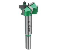 sourcing map Forstner Drill Bit 1-3/16" (30mm) Carbide Upgraded 3 Flutes Wood Hinge Drill Bits Opener Cutter for Hole Drilling Woodworking, Green