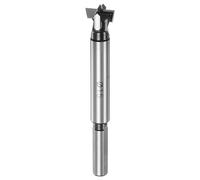 sourcing map Forstner Drill Bit 15mm / 19/32" K30/C1 Tungsten Carbide Tip Triangle Shank Wood Forstner Bit Opener Cutter for Hinge Hole Drilling Woodworking