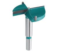 sourcing map Forstner Drill Bit 2-3/32" (53mm) Tungsten Carbide Wood Drill Bit Hole Opener Cutter for Hinge Drilling Woodworking, Green