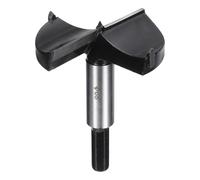 sourcing map Forstner Drill Bit 2-41/64"(68mm) Tungsten Carbide Wood Drilling Bit Hinge Cutter with Hex Shank for Hardwood Softwood Plywood Woodworking Drilling