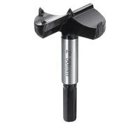 sourcing map Forstner Drill Bit 2"(50mm) Tungsten Carbide Wood Drilling Bit Hinge Cutter with Hex Shank for Hardwood Softwood Plywood Woodworking Drilling