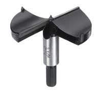 sourcing map Forstner Drill Bit 3-1/2"(89mm) Tungsten Carbide Wood Drilling Bit Hinge Cutter with Hex Shank for Hardwood Softwood Plywood Woodworking Drilling