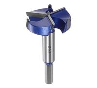 sourcing map Forstner Drill Bit 53mm (2-1/9") Tungsten Carbide 3 Flutes Boring Forstner Bit for Hinge Wood Hole Drilling Woodworking