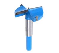 sourcing map Forstner Drill Bits 1-7/8 inch / 48mm Hex Shank 3/8 inch, Carbide Forstner Bit Woodworking Hole Opener Cutter Tool for Wood Drilling/Cabinet Hinges, Blue