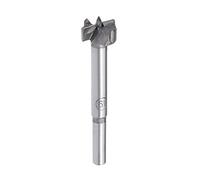 sourcing map Forstner Drill Bits 19mm, Tungsten Carbide Wood Hole Saw Auger Opener Woodworking Hinge Hole Drilling Boring Bit Cutter Gray with Case