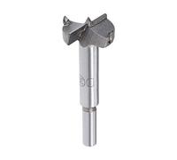 sourcing map Forstner Drill Bits 30mm, Tungsten Carbide Wood Hole Saw Auger Opener Woodworking Hinge Hole Drilling Boring Bit Cutter Gray with 8mm Round Shank