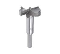 sourcing map Forstner Drill Bits 42mm, Tungsten Carbide Wood Hole Saw Auger Opener Woodworking Hinge Hole Drilling Boring Bit Cutter Gray with Case