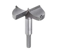 sourcing map Forstner Drill Bits 65mm, Tungsten Carbide Wood Hole Saw Auger Opener Woodworking Hinge Hole Drilling Boring Bit Cutter Gray