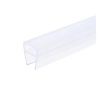 sourcing map Frameless Glass Shower Door Sweep 177.17" for 3/8"(10mm) Glass U-Type Seal Strip