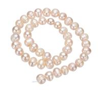 sourcing map Freshwater Pearl Beads, 6-7mm Potato Shape Gemstone Beads 0.8mm Hole Pearl String for DIY Necklace Bracelet Chain Earring Jewelry Making, Purple