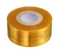 sourcing map Fruit Tree Grafting Tape 3CM x 150M 0.3" Dia PVC Stretchable Garden Grafting Plants Nursery Repair Tapes Self Adhesive Floristry Film for Floral Tree and Poly Budding, Yellow