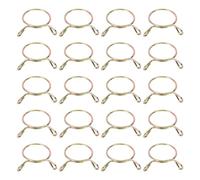 sourcing map Fuel Line Hose Clips 20Pcs 45mm ID 51.5mm Clamp Dia. 65Mn Tubing Spring Clips Clamps Assortment for Air Hose Tube Water Pipe Motorcycle Scooter ATV, Gold