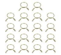 sourcing map Fuel Line Hose Clips, 30Pcs 12mm ID 13.7mm Max. ID 65Mn Steel Water Pipe Air Tubing Spring Hose Clamps for Motorcycle Scooter ATV