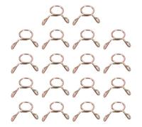 sourcing map Fuel Line Hose Clips, 30Pcs 7mm ID 8.3mm Max. ID 65Mn Steel Water Pipe Air Tubing Spring Hose Clamps for Motorcycle Scooter ATV