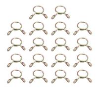 sourcing map Fuel Line Hose Clips, 30Pcs 9.5mm ID 11mm Max. ID 65Mn Steel Water Pipe Air Tubing Spring Hose Clamps for Motorcycle Scooter ATV