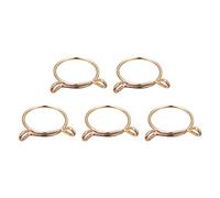 sourcing map Fuel Line Hose Clips, 5pcs 40mm ID Fit 41.5-42mm OD Hose 65Mn Steel Water Pipe Air Tubing Spring Hose Clamps for Motorcycle Scooter