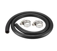 sourcing map Fuel Line Hose Rubber I.D. Diesel Petrol 8mm 0.9M/3Ft 2