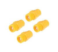 sourcing map Full Cone Tip, 1/4BSPT Plastic PP Wide Angle Nozzle, 4 Pcs