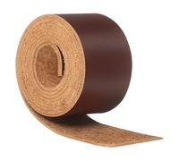 sourcing map Full Grain Leather Strap, 0.8 Inches Wide x 16 Inches long Flat Full Grain Oil Tan Leather Strips for Crafts,1.8-2mm Thick for DIY Belt Tooling Crafting Stamping, Reddish Brown