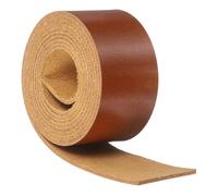 sourcing map Full Grain Leather Strap, 0.8 Inches Wide x 16 Inches long Flat Full Grain Oil Tan Leather Strips for Crafts,1.8-2mm Thick for DIY Belt Tooling Crafting Stamping, Honey Brown