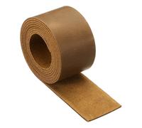 sourcing map Full Grain Leather Strap, 0.8 Inches Wide x 51 Inches Long Flat Leather Strips for Crafts,1.8-2mm Thick for DIY Belt Tooling Crafting Stamping Projects, Yellowish Brown