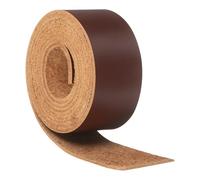 sourcing map Full Grain Leather Strap, 1.2 Inches Wide x 53 Inches long Flat Full Grain Oil Tan Leather Strips for Crafts,1.8-2mm Thick for DIY Belt Tooling Crafting Stamping, Reddish Brown