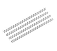 sourcing map Fully Threaded Rod 1/4"-20 UNC Thread Pitch 304 Stainless Steel Right Hand Threaded Rods Bar Studs,5.51 inch 4 Pack