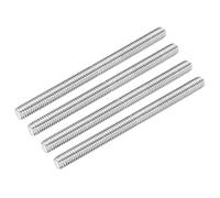 sourcing map Fully Threaded Rod 3/8"-16 UNC Thread Pitch 304 Stainless Steel Right Hand Threaded Rods Bar Studs,4.72 inch 4 Pack