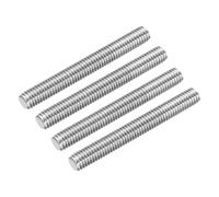 sourcing map Fully Threaded Rod 3/8"-16 UNC Thread Pitch 304 Stainless Steel Right Hand Threaded Rods Bar Studs,3.15 inch 4 Pack