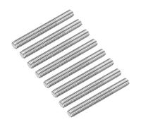 sourcing map Fully Threaded Rod 3/8"-16 UNC Thread Pitch 304 Stainless Steel Right Hand Threaded Rods Bar Studs,3.15 inch 8 Pack