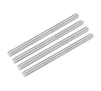 sourcing map Fully Threaded Rod 3/8"-16 UNC Thread Pitch 304 Stainless Steel Right Hand Threaded Rods Bar Studs,5.91 inch 4 Pack