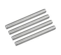 sourcing map Fully Threaded Rod M10 x 100mm 1.5mm Thread Pitch 304 Stainless Steel Right Hand Threaded Rods Bar Studs 4 Pack
