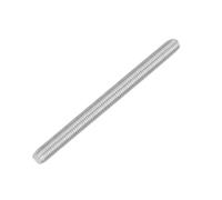 sourcing map Fully Threaded Rod, M10 x 130mm 304 Stainless Steel Right Hand Thread Bar Studs M10-1.5 Thread Pitch for Furniture Machinery Assembly