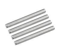 sourcing map Fully Threaded Rod M12 x 120mm 1.75mm Thread Pitch 304 Stainless Steel Right Hand Threaded Rods Bar Studs 4 Pack