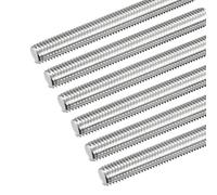 sourcing map Fully Threaded Rod M12 x 170mm 1.75mm Thread Pitch 304 Stainless Steel Right Hand Threaded Rods Bar Studs 6 Pack