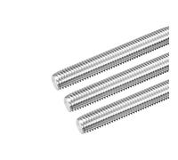 sourcing map Fully Threaded Rod M14 x 150mm 2mm Thread Pitch 304 Stainless Steel Right Hand Threaded Rods Bar Studs 3 Pack