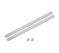 sourcing map Fully Threaded Rod M14 x 350mm 2mm Thread Pitch 304 Stainless Steel Right Hand Threaded Rods Bar Studs with Screws 2 Pack