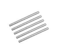 sourcing map Fully Threaded Rod M4 x 55mm 0.7mm Thread Pitch 304 Stainless Steel Right Hand Threaded Rods Bar Studs 5 Pack