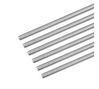 sourcing map Fully Threaded Rod M6 x 350mm 1mm Thread Pitch 304 Stainless Steel Right Hand Threaded Rods Bar Studs 6 Pack