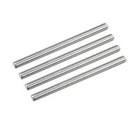 sourcing map Fully Threaded Rod M8 x 110mm 1.25mm Thread Pitch 304 Stainless Steel Right Hand Threaded Rods Bar Studs 4 Pack