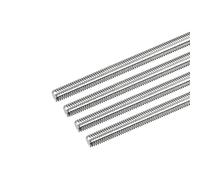 sourcing map Fully Threaded Rod M8 x 190mm 1.25mm Thread Pitch 304 Stainless Steel Right Hand Threaded Rods Bar Studs 4 Pack