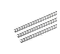 sourcing map Fully Threaded Rod M8 x 500mm 1.25mm Thread Pitch 304 Stainless Steel Right Hand Threaded Rods Bar Studs 3 Pack