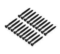 sourcing map Furniture Confirmat Screw 7x69mm Hex Socket Wood Screws Powder Coated 20pcs