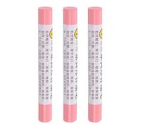 sourcing map Furniture Repair Crayons, 3Pcs - Wood Wax Filler Stick, Furniture Markers Touch Up - for Scratches Holes Tables Desks Wooden Floors Cover Ups, Pink Red