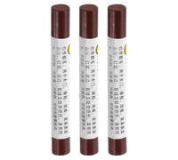 sourcing map Furniture Repair Crayons, 3Pcs - Wood Wax Filler Stick, Furniture Markers Touch Up - for Scratches Holes Tables Desks Wooden Floors Cover Ups, Red Cherry