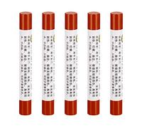 sourcing map Furniture Repair Crayons, 5Pcs - Wood Wax Filler Stick, Furniture Markers Touch Up - for Scratches Holes Tables Desks Wooden Floors Cover Ups, Cherry Light Red